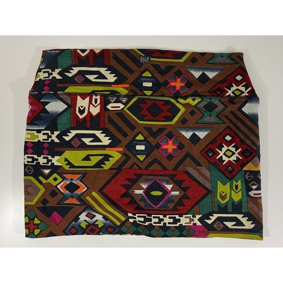 Billabong Aztec Pull On Mini Skirt Size M Vintage Y2K - Picture 2 of 9